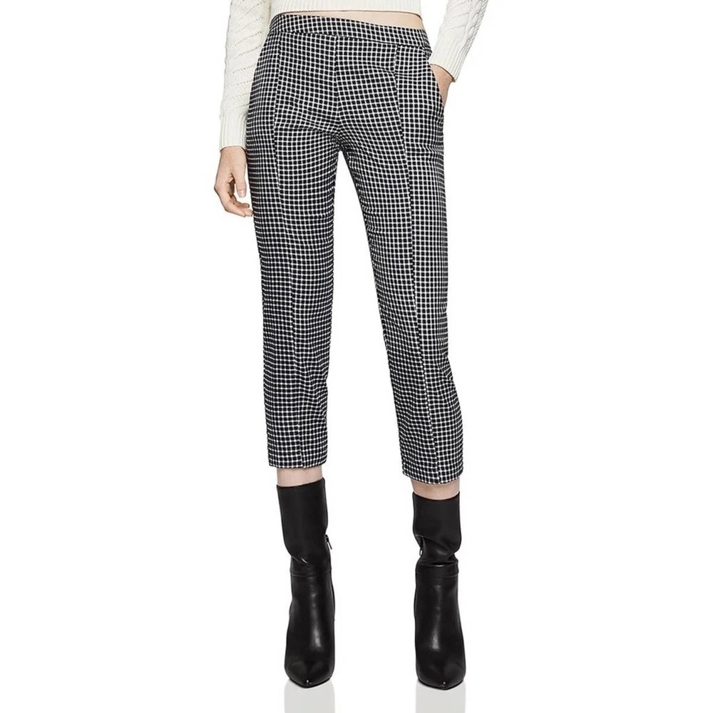 BCBGENERATION Slim Cropped Plaid Pants Size 6
